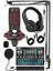 Cxn-30 Paket-12 VS20 Ses Kartlı Condenser Mikrofon Stand Kulaklık Seti 1
