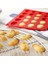 2 Adet Madeleine Pişirme Kalıbı, 20 Boşluk Mini Silikon Madeleine Pişirme Kalıpları, Silikon Çikolata Kalıpları, Pastalar Için Madeleena Kalıbı Çikolatalı Tatlılar Bisküvi (Kırmızı) 3