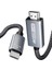 USB C - HDMI 3 Ayaklı Kablo [4K@60Hz, Alüminyum Kabuk, Naylon Örgülü], Thunderbolt 3/4/5 iPhone 15 Pro/max, MacBook Pro/air 2023, iPad Pro, Surface Book 2, Galaxy S23 ve Daha Fazlası ile Uyumlu 1