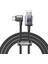 Usb-A To Type-C 90° 3A Hızlı Şarj ve Data Kablosu 2 Metre 1