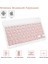 Galaxy Tab S8 Ultra/s9 ULTRA/S10 Ultra ile Uyumlu Kılıf Kablosuz Klavyeli Case Mobax Türkçe X900 X910 X920 Pembe Açık 2