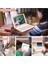 Galaxy Tab S8 Ultra/s9 ULTRA/S10 Ultra ile Uyumlu Kılıf Kablosuz Klavyeli Case Mobax Türkçe X900 X910 X920 Pembe Açık 5
