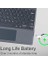 Surface Pro 11(2024) / Surface Pro 10(2024) / Surface Pro 9(2022) / Surface Pro 8(2021) / Surface Pro x Için Tablet Klavye Çoklu Dokunmatik Yüzeye Sahip 13 Inç Gri Siyah Gri-Arka Işık Yok 3