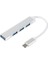 Type-C 4in1 Hub Adaptör USB 3.0 Çoğaltıcı, Gri 1