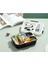 Bento 820ML Lunchbox Sevimli Dostlar Tek Katlı 3 Bölmeli Paslanmaz Çelik Sefer Tası Yemek Kutusu (Beyaz Panda) 2