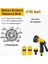 9 Fonksiyonlu Nozul Başlıklı Sulama Tabancası 4 Parça Set, Bahçe Sulama, Araç Yıkama, Dış Mekan Temizliği, Dayanıklı ve Ergonomik, Tak-Çıkar Hızlı Bağlantı Ayarlı Hortum Tabancası 2