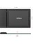 Osu Tablet Grafik Tablet VK430 4x3 Inç, Pilsiz Stylus 290RPS Raporlama Hızı, 8192 Baskı Hassasiyeti ve 4 Kullanılabilir Tuş, Windows/android/mac/chrome Os ile Uyumlu 2
