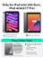 iPad Mini 7 Için Kılıf 2024 A17 Pro, iPad Mini 6 Kılıfı 2021, 8,3 Inç, Ince ve Hafif, Sararmaya Dayanıklı, Sert Şeffaf Arka Taraf, Pencil Pro/usb-C Destekler, Classic Serisi, Şeffaf Siyah 2