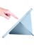 iPad (A16) 11INÇ 2025 Uyumlu Kılıf Üçgen Tri Folding Kalem Bölmeli Standlı Kılıfı A3355 Mavi 2