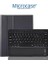 Samsung Galaxy Tab S7 T870 Tablet Bluetooth Klavye + Touchpad Standlı Kılıf - Bkk2 2