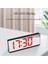 Kontrolü Aynalı Çalar Saat Dijital Sıcaklık Çift Alarm Erteleme Masaüstü Masa Saati Modu 12/24H (Turuncu) 4