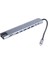 Type C Hub, 10 In 1 4 Adet 3.0 USB Çoklayıcı,4k HDMI Bağlantısı,sd Tf Kart OKUYUCU,RJ45 Ethernet,2 Adet USB C Pc Bağlantı Girişli Adaptörü Macbook ile Uyumlu ZR795 2