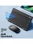 Kablosuz Klavye ve Mouse Seti Bluetooth'lu Şarj Edilebilir Windows&amp;ios&amp;android&amp;telefon&amp;tablet Uyumlu Beyaz 5