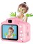 Çocuklar Için Dijital Fotoğraf Makinesi Fotoğraf ve Video Çeken Mini Pembe 1