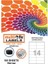 Multiofis 105X38 mm Laser Etiket 5514 1