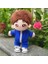 10 cm 15 cm Peluş Bebek Giysileri Düz Renk Kaban Pantolon Spor Giyim Kıyafet Bebek Aksesuarları Giydirme (Pembe-15 Cm) 4