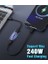 USB C Female To Female Adapter, USB C Coupler Supporting 240W Fast CHARGING/40GBPS Data Transfer, USB Type C Extender With 8K@60Hz Video For Macbook, Ipad, Thunderbolt 4/3-2 Pack, Dark Purple 3