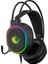 Rogue Siyah USB Rgb Ledli Gaming Esnek Mikrofonlu Oyuncu Kulaklık 2