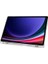 Galaxy Tab S9 Fe PLUS/S10 Plus ile Uyumlu Kılıf Kalem Bölmeli Trifolding Case X610 X616 X820 X826 X828 Gri 2