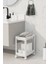 Life 2 Katlı Tekerlekli Tezgah Altı Beyaz Banyo Mutfak Rafı MIT1119 4