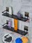 2'li Metal Yapışkanlı Banyo Rafı Organizer (40CM x 10CM) 2
