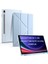 Galaxy Tab S9 Fe X510 X516 ile Uyumlu Kılıf Kalem Bölmeli Trifolding Case Mavi 1