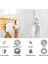 Sets Sihirli Kanca Çıft Taraflı Çok Amaçlı Kancalar Kendinden Yapışkanlı Şeffaf Su Geçırmez ve Yağ Geçırmez. Mutfak Banyo Oturma Odası Içın Delme Yok Çıkarılabilir Max 10KG 4