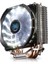 Cnps 9x Optima Cpu Soğutucu, Beyaz LED 120 mm Fanlı Ultra Sessiz Hava Soğutucu, Doğrudan Dokunmatik Isı Boruları, 180W Tdp, Saf Bakır ve Alüminyum - Intel ve Amd, CNPS9X Optima Için Uygundur 1