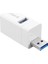 3 Port Usb3.0 USB Taşınabilir 5gbps Yüksek Hızlı Mini Çoklayıcı Hub, Beyaz, MINI-U32-WH 3