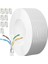 Ethernet Kablosu 40 Metre Cat 6 Yüksek Hızlı 1000MBPS 250MHZ Koruması Internet Kablosu Beyaz Lan Kablosu Uzun 130FT Network Kablosu 40M Kurulum Ethernet Kabloları 1