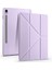 Kılıf Için Samsung Galaxy Tab S10 Fe PLUS/S10 Fe+ 13.1-Inçi Le Uyumlu Kılıf Üçgen Tri Folding Kalem Bölmeli Standlı Kılıfı (Lila) 1