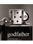 Gift Godfather Tasarımlı Renkli Baskılı Siyah Benzinli Metal Çakmak 3