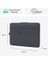 MCE-1504 14.1" Nova Eco Çevre Dostu 13-14 Inç Yeni MacBook Pro Için Kılıf, Aksesuar Bölmeli Laptop Kılıfı, Ykk Fermuarlı Notebook &amp; Tablet Kılıfı, Antrasit 2