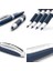 Bir Değişim Rollerball Kalem Ultra Pürüzsüz Ipucu 0.6mm Çizgi Genişliği Mavi 3