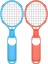 In 1 Switch 2 Sports Accessories Bundle For Switch 2 (2025), Family Sports Party Pack Kit With Joy Con Grip, Tennis Racket, Glof Club, Swords, Wrist Strap, Leg Strap, Storage Base 3