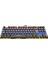 KB-R17 Raptor Black USB 6 Color Blue Switch Lc Layout Gaming Mechanical Keyboard 3