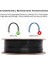 Pla Filament 1.75MM, Modifiye 3D Yazıcı Filament Pla, Boyutsal Doğruluk +/- 0.03MM, 1kg Makara (2.2 Lbs) 3D Yazıcılar Için 3D Baskı Filamenti (Siyah, 1kg) 4