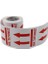 Etiketler , Hazır Al Hızlı Al Dik Tutunuz Etiketi 70MM x 80MM Ruloda 250 Adet Kuşe Rulo Etiket 4