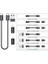 Aksesaurcı 7 In 1 Çok Işlevli USB C Adaptör Seti Type-C, Usb, Micro Light-Ning Port, Seyahat Için USB Kablosu Sim Kart, Hafıza Kartı Saklama Kutusu, Kameralar ve Daha Fazlası Için 5