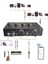 Kanal Mikrofon Amplifikatörü USB 5V Dc Dinamik Kondenser Mic Gitar Için 48V Fantom Güç Amplifikatörü 4
