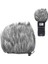 Kürklü Açık Cam Muff, Pop Filtre/rüzgar Kapak Kalkanı Zoom H5, H6 Taşınabilir Kaydedici 1