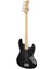 Standard Jazz Bass Black - Maple Bas Gitar 1