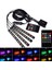 Ledli Ayak Altı LED Lamba Sese ve Müziğe Duyarlı Kumandalı LED Rgb 1