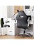 Ofis Koltuğu, Ergonomik Döner Oyun Koltuğu, Katlanır Kol Dayamalı Bilgisayar Koltuğu, Naylon, Yıldız Ayak, Maksimum Statik Yük 150KG Ofis Için, Siyah/gri OBG63BG 4