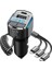 Hytech HY-XCB50 USB 5V 3.1A LED Ekran USB Siyah 3 In 1 Lightning Type C Micro USB Hızlı Şarj Kablolu USB Müzik Dinleme ve Hafiza Kartı Müzik Dinleme Özellikli Bluetooth Fm Transmitter 1