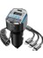 Hytech HY-XCB50 USB 5V 3.1A LED Ekran USB Siyah 3 In 1 Lightning Type C Micro USB Hızlı Şarj Kablolu USB Müzik Dinleme ve Hafiza Kartı Müzik Dinleme Özellikli Bluetooth Fm Transmitter 4