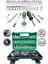Rowermax Germany Cr-V Max 1/4 Cırcırlı 53 Parça Lokma Anahtar Takımı Bits Uç Seti Tam Set Usta Lokma Seti 2