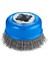 Professional Accessories Clean Dalgalı Tencere Fırçası (Metal Için, X-Lock Için, Ø 75 Mm, Tel Kalınlığı 0,3 Mm, Ø 125 Mm) 1