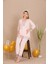 Lady Lingerie Uzun Kollu,dantelli Lohusa-Hamile Pijama Takımı 2
