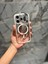 IPHONE 14 Pro Lensli Magsafe Özellikli Şeffaf Beyaz Telefon Kılıfı 4